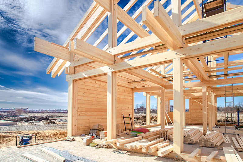 Residential construction representing home builder regional market variation data including land costs, labor availability, and housing demand across US markets