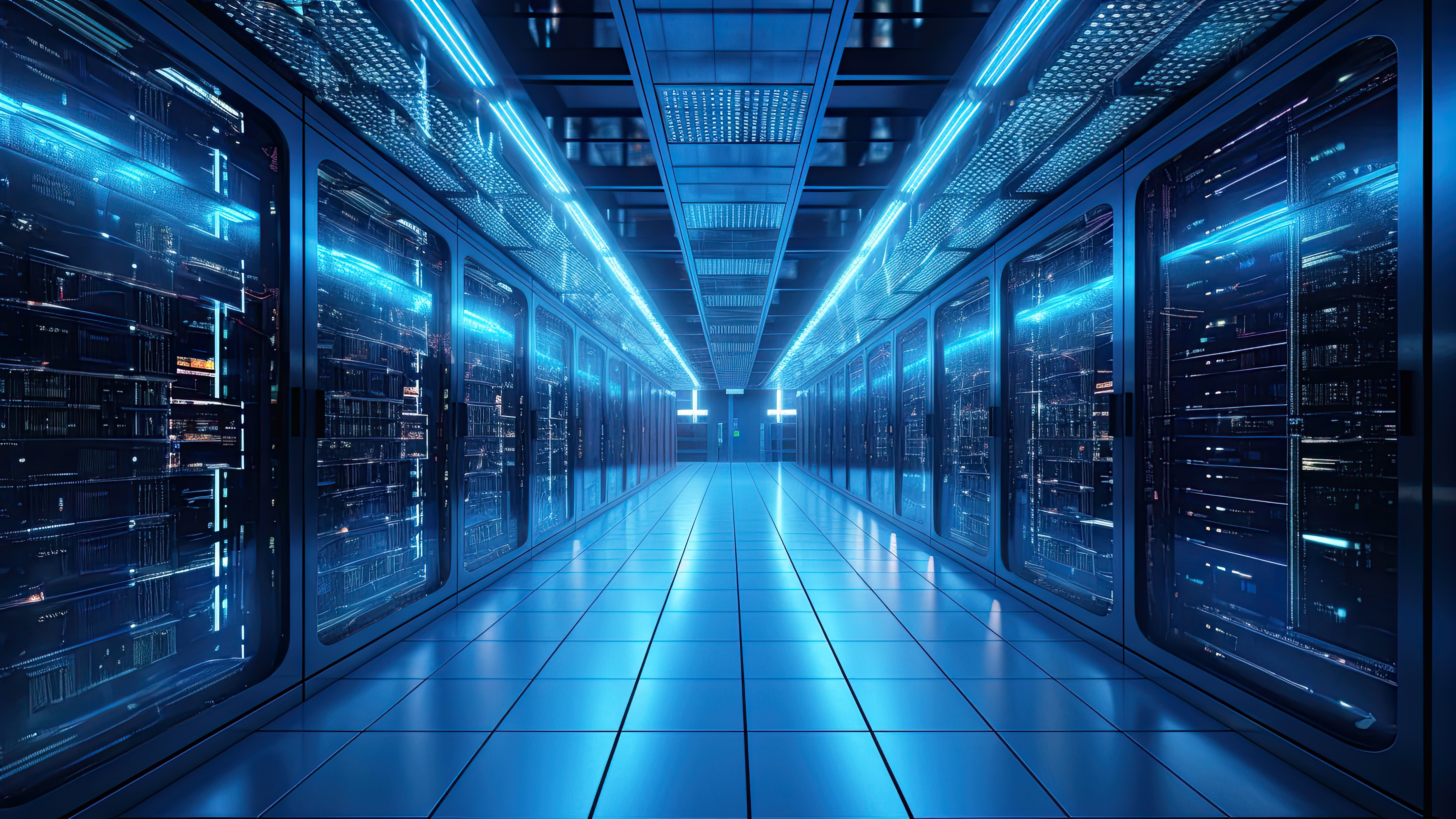Interior data center campus representing the Acres Data Center Index for tracking hyperscaler land acquisition and business impact