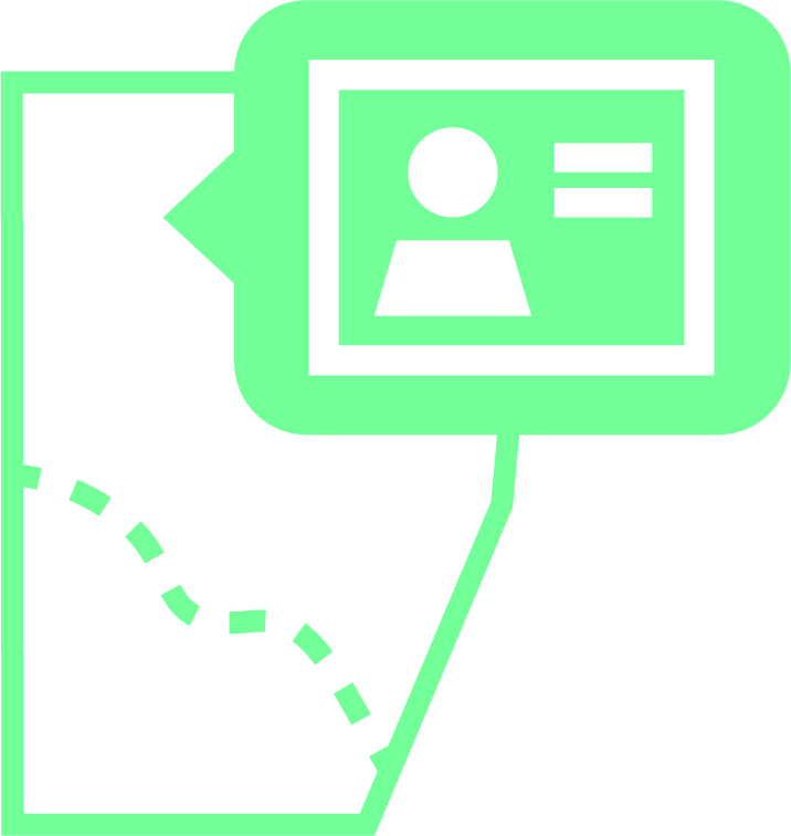 Skip tracing Icon
