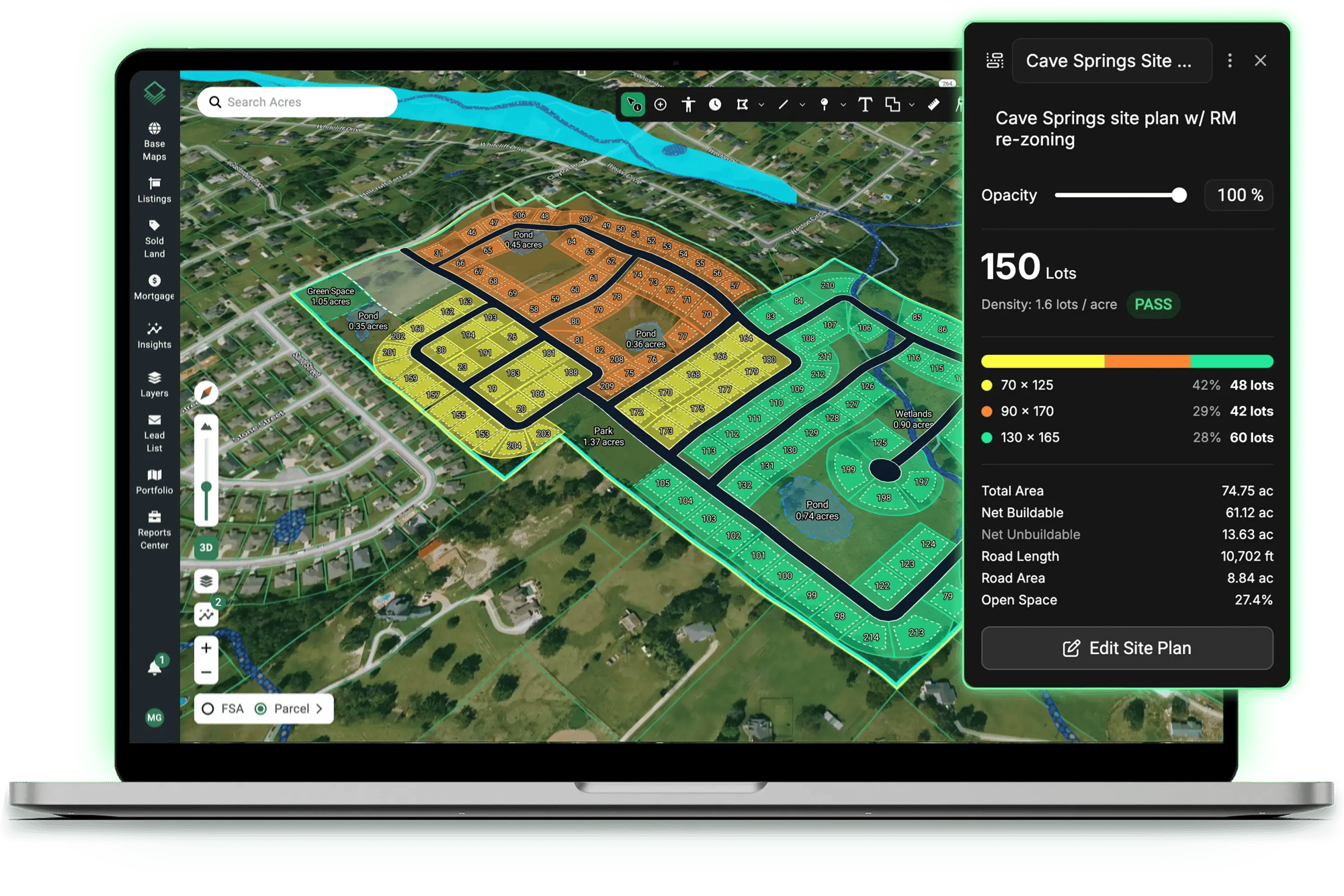 Site Planner CS Lot Yield Site Planner CS Lot Yield